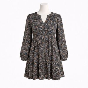 Size M Maeve Women’s Long Sleeve Floral Swing Boho Dress Anthropologie Boho